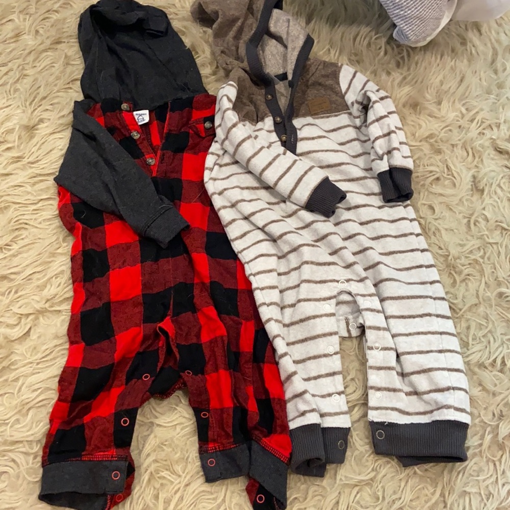 Fleece one piece outfits